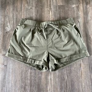 Zyia Olive Summer Shorts
